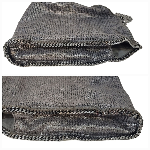 Rare Stella McCartney Silver Falabella Large Tote Bag EUC - Picture 10 of 14